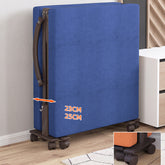 Luxurious Cotton-Linen Blend Bed Set in Dark Brown, Blue, Gray, and Orange fyj-1257